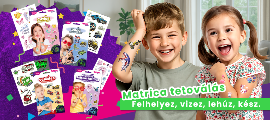 Temporäre Tattoos Kindertag
