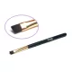Flacher schräger Pinsel 5mm Schwarz Gold