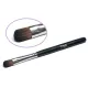 Flacher Pinsel 8mm Schwarz Silber