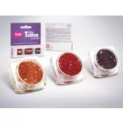 Glitzerset 3 x 2,5 ml Hellbraun, Rot, Braun