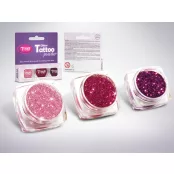 Glitzerset 3 x 2,5 ml Babyrosa, Purpur, Dunkelmalve