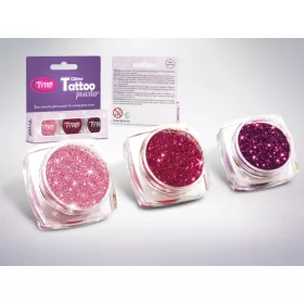 Glitzerset 3 x 2,5 ml Babyrosa, Purpur, Dunkelmalve