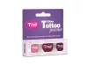 Glitzerset 3 x 2,5 ml Babyrosa, Purpur, Dunkelmalve