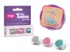 Glitzerset 3 x 2,5 ml Silber, Babyrosa, Azurblau