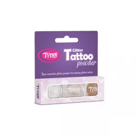 Glitzerset 3 x 2,5 ml Weiß, Diamant, Champagner