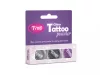 Glitzerset 3 x 2,5 ml Silber, Stahlgrau, Hellmalve