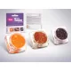 Glitzerpulver-Set 3 x 2,5 ml Orange, Hellbraun, Braun