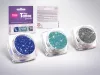 Glitzerset 3 x 2,5 ml Meeresblau, Azurblau, Stahlgrau