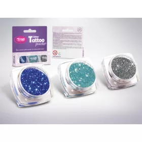 Glitzerset 3 x 2,5 ml Meeresblau, Azurblau, Stahlgrau