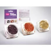 Glitzerset 3 x 2,5 ml Braun, Hellbraun, Champagner