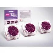Glitzerset 3 x 2,5 ml Dunkle Malve