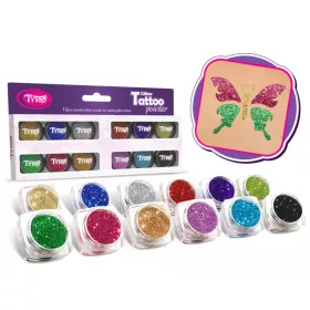 Glitzerset 12 x 2,5 ml Schönste Farbauswahl
