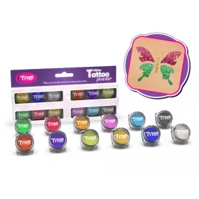 Glitzerset 12 x 2,5 ml Schönste Farbauswahl