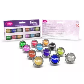 Glitzerset 12 x 2,5 ml Schönste Farbauswahl
