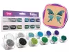 Glitzerset 12 x 2,5 ml Schönste kalte Farbauswahl