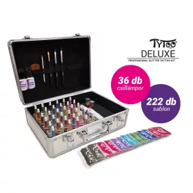 TyToo DELUXE Glitzertattoo-Set mit Schablonen