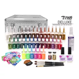 TyToo DELUXE Glitzertattoo-Set mit Schablonen