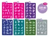 TyToo DELUXE Glitzertattoo-Set mit Schablonen