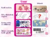 TyToo DELUXE Glitzertattoo-Set mit Schablonen