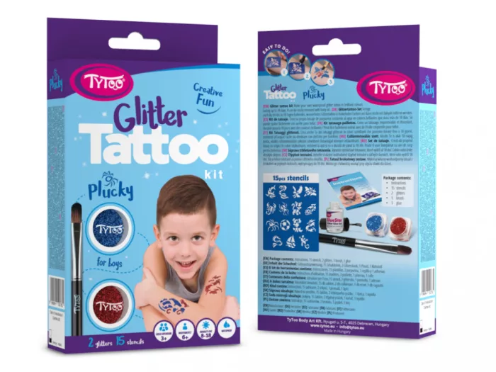TyToo Plucky Glitzertattoo-Set