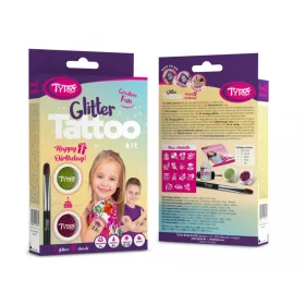 TyToo Geburtstags-Glitzertattoo-Set