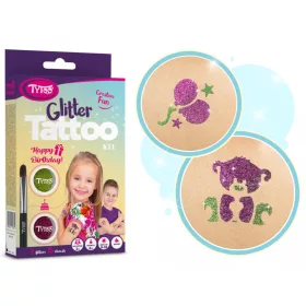 TyToo Geburtstags-Glitzertattoo-Set