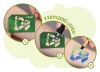 TyToo Fahrzeuge Glitzertattoo-Set
