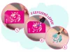 TyToo Pferde und Einhörner Glitzertattoo-Set