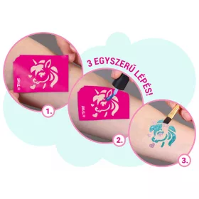 TyToo Pferde und Einhörner Glitzertattoo-Set