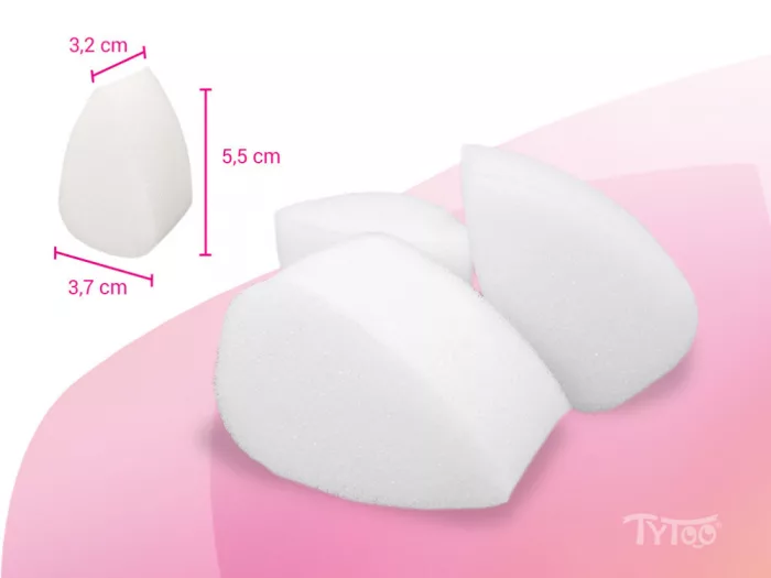 Schmetterling/Tropfen Schwamm 3 Stk.