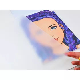A4 Transparent Abwaschbare Gesichtsmalerei Übungsblatt
