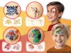 Adventure Quest Gesichtsmalfarben-Set (mit 6 Mosaikschablonen)