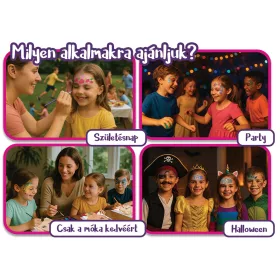   Adventure Quest Gesichtsmalfarben-Set (mit 6 Mosaikschablonen)