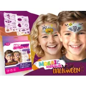 Halloween Gesichtsbemalungsset (mit 6 Mosaikschablonen)
