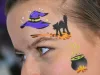 Halloween Gesichtsbemalungsset (mit 6 Mosaikschablonen)