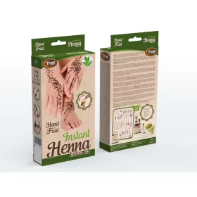 TyToo Sofort-Henna-Set mit Hand- und Fußmotiven und Öl