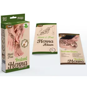 TyToo Sofort-Henna-Set mit Hand- und Fußmotiven und Öl