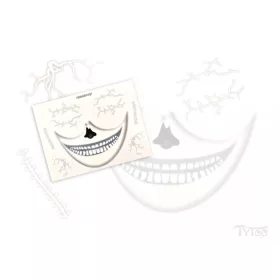 Schädel Maske Tattoo Aufkleber