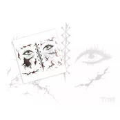 Arc- und Wundenmaske Tattoo-Aufkleber