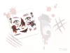 Skorpione & Schnitte Maske Tattoo Aufkleber
