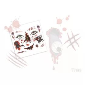 Skorpione & Schnitte Maske Tattoo Aufkleber