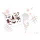 Skorpione & Schnitte Maske Tattoo Aufkleber