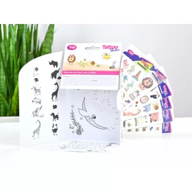 Tiertattoo Aufkleber Set