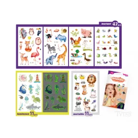 Tiertattoo Aufkleber Set