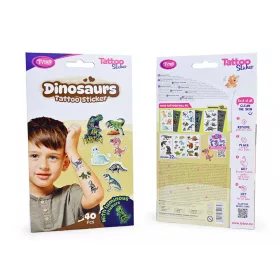 Dinosaurier-Tattoo Aufkleber-Set