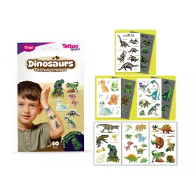 Dinosaurier-Tattoo Aufkleber-Set