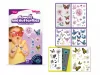Schmetterlinge und Blumen Tattoo Sticker Set