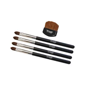 5-teiliges Pinselset (4 Flachpinsel + 1 Abstaubpinsel)