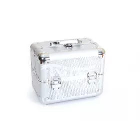 Kleiner Kosmetikkoffer Glitzerndes Silber