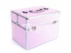 Großer Kosmetikkoffer Glitzerndes Rosa